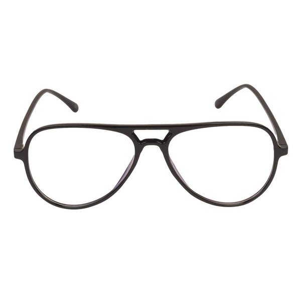 Black Aviator Full Rim UV Protected Spectacle