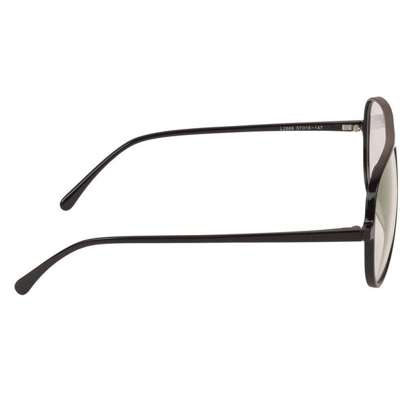 Black Aviator Full Rim UV Protected Spectacle