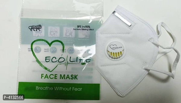 Ecolife N95 Mask 5 Layers Protection Face Mask - 2 Pieces