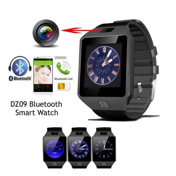 NAVYA DZ09 Bluetooth Smart Watch with Touchscreen/Sim Card Support All Smartphones (Black)
