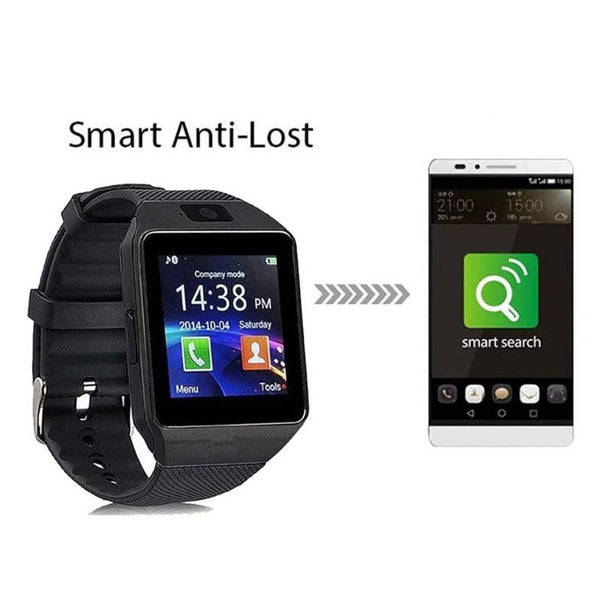 NAVYA DZ09 Bluetooth Smart Watch with Touchscreen/Sim Card Support All Smartphones (Black)