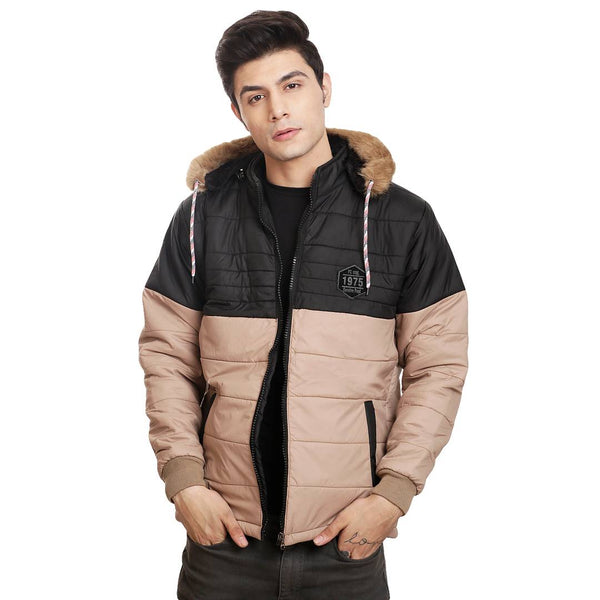 Stylish Multicoloured Nylon Jacket For Men