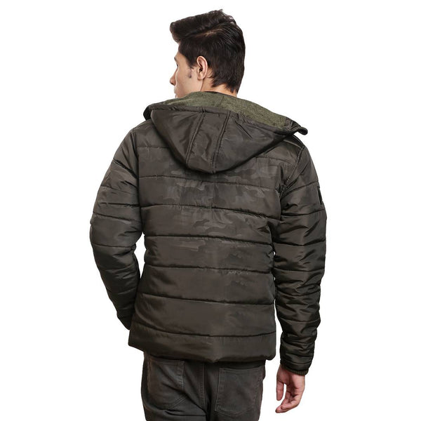 Stylish Black Nylon Jacket For Men